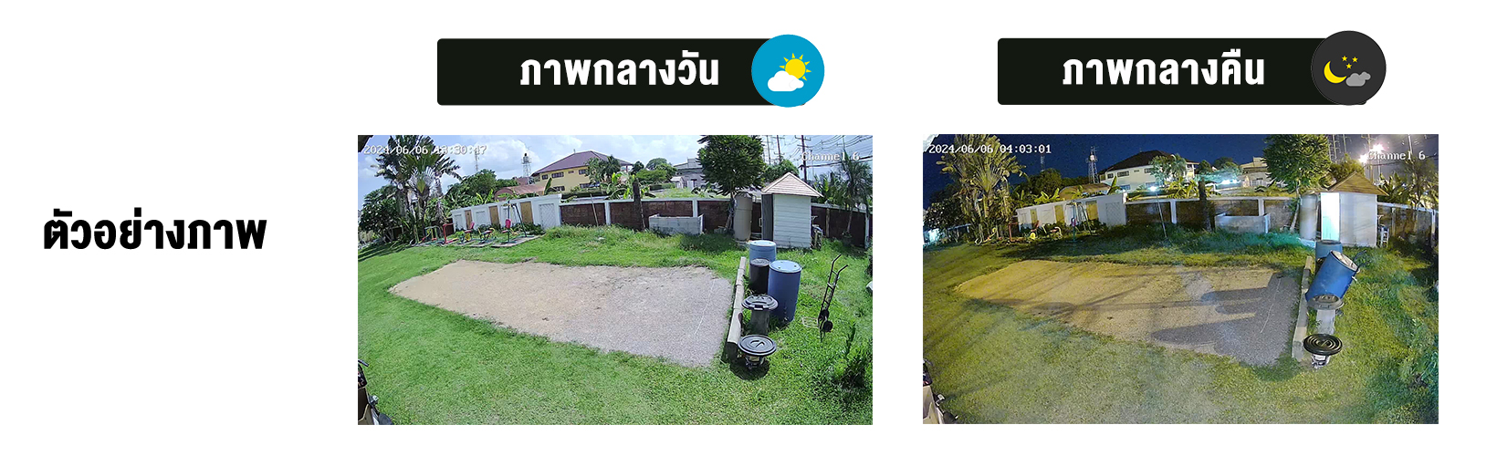 TIANDY IPCAMERA ตัวอย่างภาพ